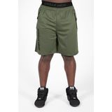 Gorilla Wear Mercury Mesh Shorts - Sportbroek heren - Legergroen/Zwart