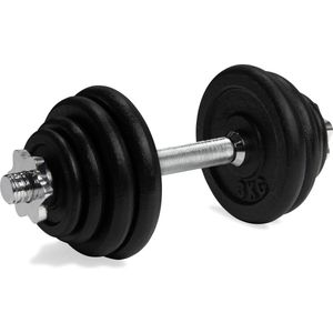 Dumbbellset - VirtuFit Verstelbare Dumbbellset Pro - Halterset - Dumbells - Gietijzer - 15 kg