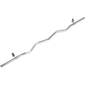 VirtuFit Curlstang - EZ Halterstang - 120 cm - Veerclip - 30 mm