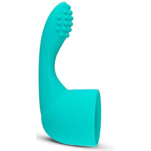 Vibromasseur attachement MyMagicWand G-Spot Attachement Kit de Retenue/Bondage Turquoise - Longueur 16 cm diamètre 3.0 cm