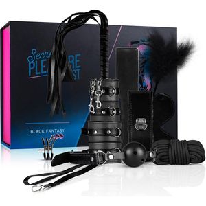 Secret Pleasure Chest - Black Fantasy - Bondage - Speeltjes - Pinwheel - BDSM - SM - Meesteres - Sado - Dildo - Vibrator - Penis - Buttplug - Sexy - Erotische - Man - Dames