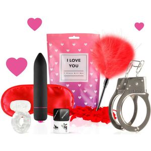 LoveBoxxx I Love You – Spannende Erotische Geschenkset Inclusief Sex Toys en Accessoires