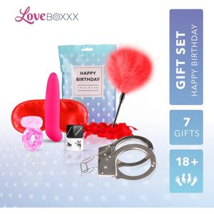 LoveBoxxx Happy Birthday – Spannende Erotische Geschenkset Inclusief Sex Toys en Accessoires