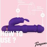 Teazers Siliconen Rabbit Vibrator - Vibrators Voor Vrouwen - Tarzan Vibrator - Sex Toys