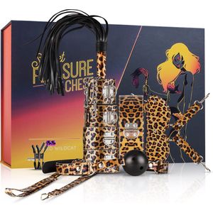 Secret Pleasure Chest - Wicked Wildcat - Bondage - Speeltjes - Pinwheel - BDSM - SM - Meesteres - Sado - Dildo - Vibrator - Penis - Buttplug - Sexy - Erotische - Man - Dames