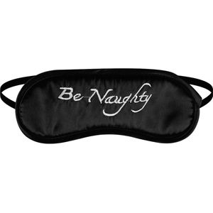 Whipped""Be Naughty"" oogmasker, zwart