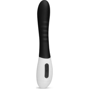 Teazers Vibromasseur Rabbit (21cm) Vibrateur Clitoris & Point g avec 30 Niveaux de Vibrations | Silicone Médical | Batterie | Vibromasseurs pour Elle (Noir)