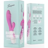 Realistische Rabbit Vibrator - Paars