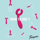 Teazers Koppel Vibrator - Perfecte Vibrator Voor Koppels – Sex Toys Voor Mannen en Vrouwen  - Roze