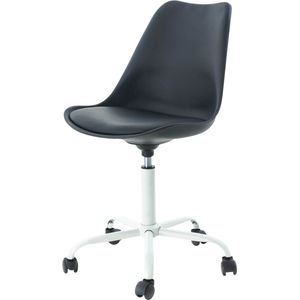 Essence Kontar bureaustoel zwart - wit onderstel