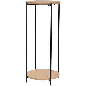Lisomme Lina houten plantenzuil naturel - Ø 30 cm