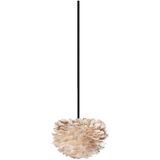 Umage Eos micro hanglamp light brown met koordset zwart Ø 22 cm