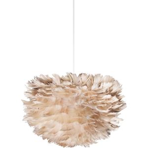 Umage Eos Mini hanglamp light brown - met koordset wit - Ø 35 cm