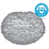 Umage Eos X-large hanglamp light grey - met koordset zwart - Ø 75 cm