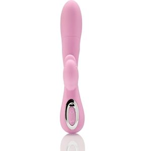 ZENN – dolfijn vibrator, G-spot, clitoris massage, alleen of samen, 2 aparte motoren, zachte silicone, 30 verschillende vibratiestanden, vrouwen