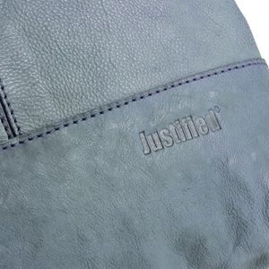 Justified Bags® Amber Shopper Denim Blue