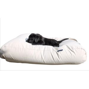 Dog's Companion Hondenkussen / Hondenbed - XL - 140 x 95 cm - White Sand Canvas/Katoen