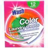 At Home Wash - Kleurdoekjes - Gekleurde Was - 12 Wasbeurten