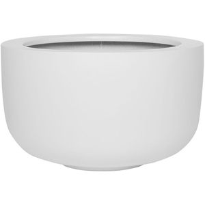 Pottery Pots - Sunny Bloempot - Matte White - Fiberstone - 45 x 27 cm