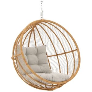 Manifesto Meduno hangstoel (alleen basket) , Grijs - Antraciet,Taupe - Naturel - Bruin ,  Wicker  ,