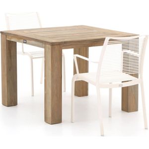 Apple Bee Hawaii/ROUGH-X 100cm dining tuinset 3-delig stapelbaar