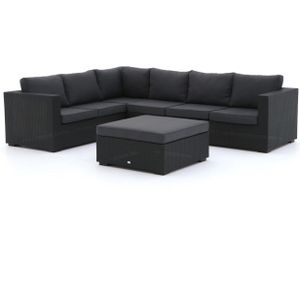 Forza Giotto hoek loungeset 3-delig links , Grijs - Antraciet,Zwart ,  Wicker  , 306x230cm