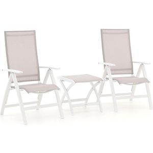 Bellagio Avenza/Pronto balkonset 3-delig verstelbaar , Wit - Ecru ,  Aluminium  ,