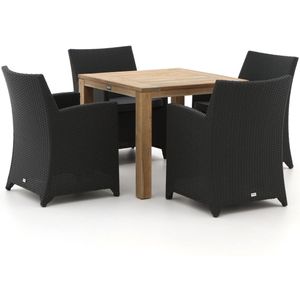 Forza Barolo/ROUGH-S 90cm dining tuinset 5-delig
