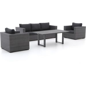 Forza Giotto/Bolano dining loungeset 4-delig , Grijs - Antraciet ,  Wicker  ,
