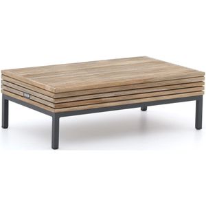ROUGH-D lounge tuintafel 89x52,5cm , Old Teak Greywash ,  hout  , 89x52.5cm