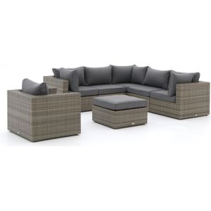 Forza Barolo hoek loungeset 7-delig , Grijs - Antraciet ,  Wicker  , 314x242cm