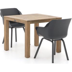 Hartman Sophie Element/ROUGH-S 90cm dining tuinset 3-delig , Old Teak Greywash ,  Kunststof  , 90cm