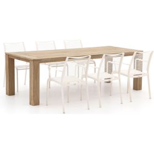 Apple Bee Hawaii/ROUGH-X 240cm dining tuinset 7-delig stapelbaar