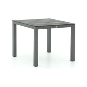 Bellagio Fidenza dining tuintafel 90x90x75cm , Grijs - Antraciet ,  Aluminium  , 90x90cm