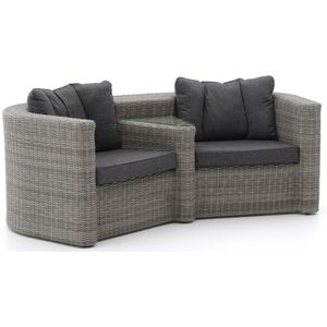 Intenso Venetië loveseat tuinbank 193cm , Grijs - Antraciet ,  Wicker  , 193x90cm