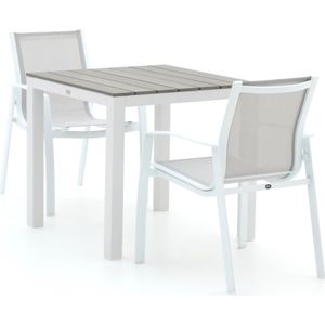 R&S Design Altea/Fidenza 78cm dining tuinset 3-delig stapelbaar