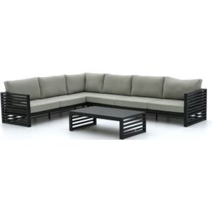 Bellagio Cadora hoek loungeset 3-delig links , Grijs - Antraciet ,  Aluminium  , 327x252cm