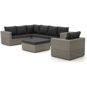 Intenso Carpino hoek loungeset 4-delig links , Grijs - Antraciet ,  Wicker  , 306x230cm