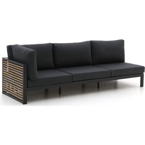 Bellagio Cadora lounge tuinbank 3-zits rechterarm 246cm , Grijs - Antraciet ,  Aluminium  , 246x81cm