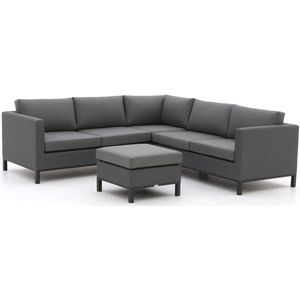 Il Tempo Di Sotto hoek loungeset 4-delig , Grijs - Antraciet ,  Outdoor Textiel  , 250x250cm