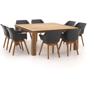 Hartman Sophie/ROUGH-X 170cm dining tuinset 9-delig , Old Teak Greywash ,  Kunststof  ,