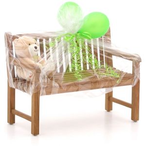 Kinder tuinbank 75x40x56cm/KiKabeer Groot 30cm Bruin , Natural Teak ,  hout  , 75x40x56cm