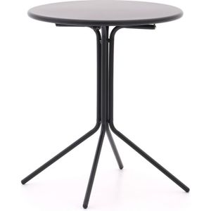 Forza Aziano klaptafel ø 60cm (h:70cm) , Zwart ,  Staal  , 60cm