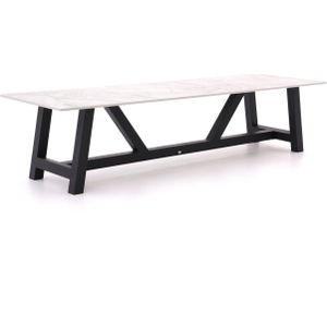 Bellagio Bresimo dining tuintafel 317x100cm , Grijs - Antraciet,Wit - Ecru ,  Dekton  , 317x100cm