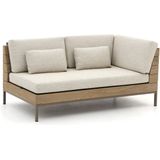 Apple Bee Long Island loveseat linkerarm 161cm , Natural Teak ,  hout  , 161x89cm