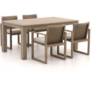 Apple Bee Antigua/Del Mar 170cm dining tuinset 5-delig