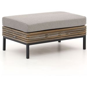 ROUGH-D lounge voetenbank 89x52,5cm , Old Teak Greywash ,  hout  , 89x52.5cm