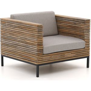 ROUGH-D lounge tuinstoel , Old Teak Greywash,Taupe - Naturel - Bruin ,  hout  ,