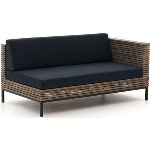 ROUGH-D loungemodule linkerarm 161cm , Blauw,Old Teak Greywash ,  hout  , 161x89cm