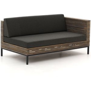 ROUGH-D loungemodule linkerarm 161cm , Old Teak Greywash ,  hout  , 161x89cm